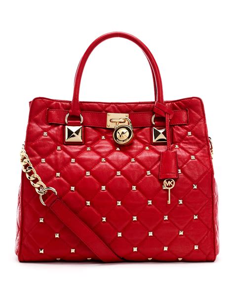 red handbags michael kors